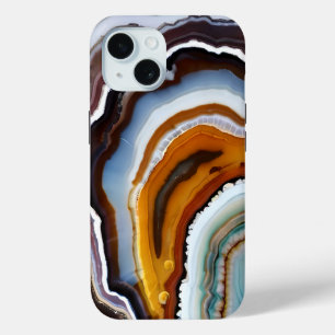 Terracotta White Black Blue Aquamarin Gold Agate G Case-Mate iPhone Hülle