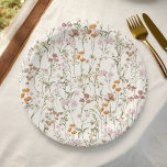 Terracotta Wildblume Boho Wedding im Blumengarten Pappteller<br><div class="desc">Feiern Sie Ihre Hochzeit mit unserer Wildblume Boho Wedding in Bloom Garden Paper Teller. Diese Teller sind mit einem charmanten Design der Wildblume verziert und bringen eine Touch von natürlicher Schönheit in Ihren Empfang. Das Thema "In Bloom" verleiht ein Gefühl von Romantik und freimütiger Eleganz in jedes Detail. Feine Wildblumen...</div>