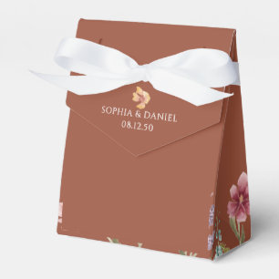 Terracotta Wildblume Gastgeschenk Hochzeit Geschenkschachtel