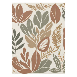 Terracotta Wildblume Rustic Boho Frühlingsdekor Tischdecke