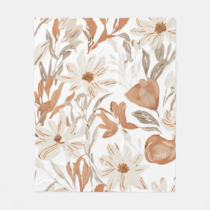 Terracotta-Wildblume Rustic Boho Wire for Spring Fleecedecke