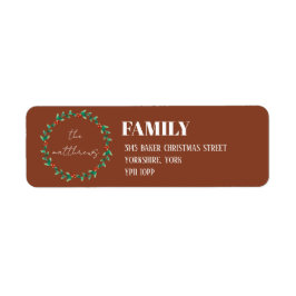 Terracotta Wreath Frohe Weihnachtsansprache