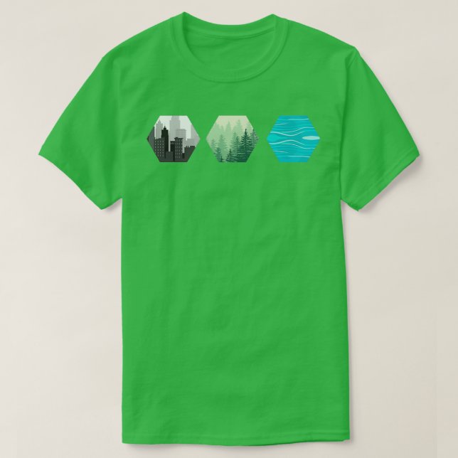 Terraforming Mars Resource Tilding Board Game Grap T-Shirt (Design vorne)