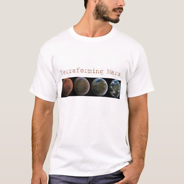 Terraforming Mars T-Shirt (Vorderseite)