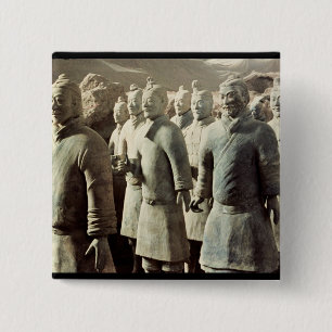 Terrakotta-Armee, Qin-Dynastie, 210 BC; Krieger Button