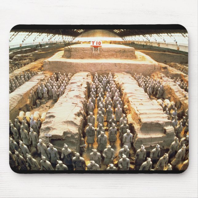 Terrakotta-Armee, Qin-Dynastie, 210 BC Mousepad (Vorne)