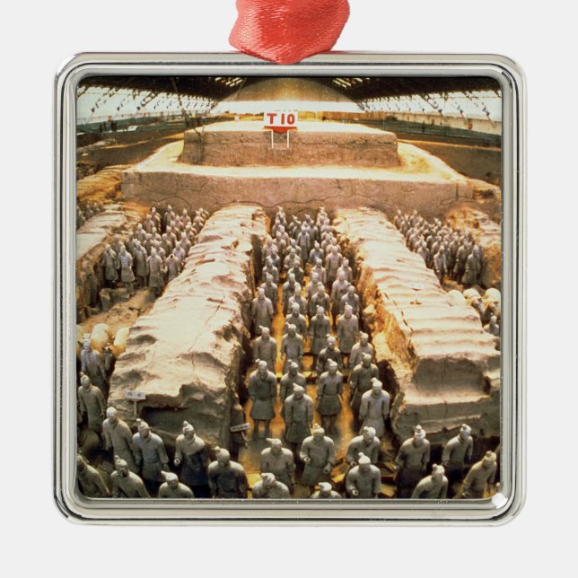 Terrakotta-Armee, Qin-Dynastie, 210 BC Ornament Aus Metall (Vorne)