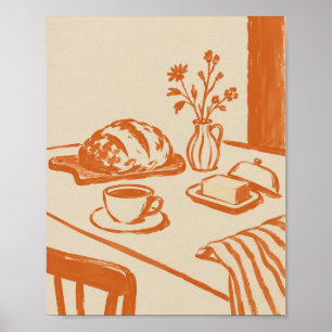Terrakotta-Bäckerei-Stillleben 39 Poster