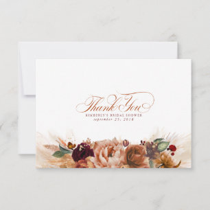 Terrakotta Blumen Boho Klein Danke