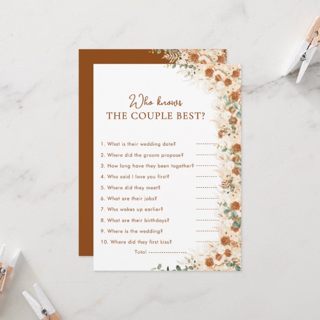 Terrakotta-Blumen-Wettspiel: Wer kennt das Paar am (Vorderseite/Rückseite Beispiel)