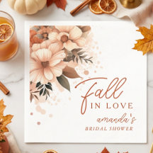 Terrakotta-Herbst-Blumen-Hochzeit "Verliebe dich"