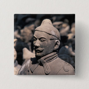 Terrakotta Krieger in Kaiser Qin Shihuang 2 Button