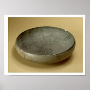 Terrakotta malte graue Waren, Hastinapur, 800-400 Poster