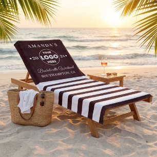 Terrakotta Minimalist Junggesellinnen-Wochenende-L Strandtuch