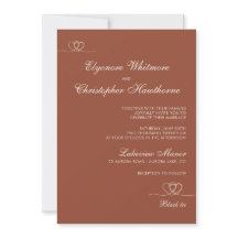 Terrakotta Moderne Chic Mix and Match Hochzeit