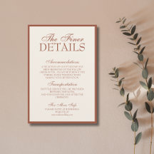Terrakotta Old Money Luxe Glam Hochzeitsdetails
