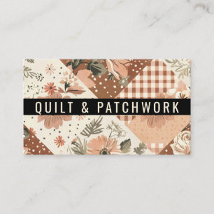 Terrakotta-Quilt-Patchwork-Handmade-Kleidung Visitenkarte