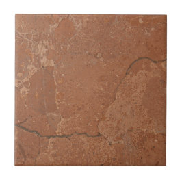 Terrakotta-rot einfaches rustikales Design Fliese