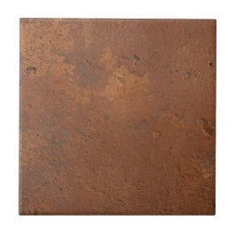 Terrakotta-rot einfaches rustikales Design Fliese