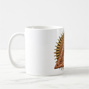 Terrakotta-Sonnenauge-Kaffeetasse Kaffeetasse