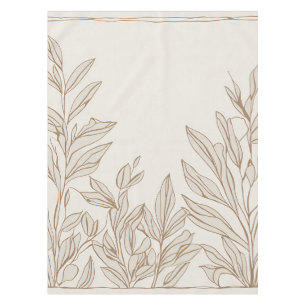 Terrakotta-Wildblumen-Rustikale-Boho-Frühlingsdeko Tischdecke