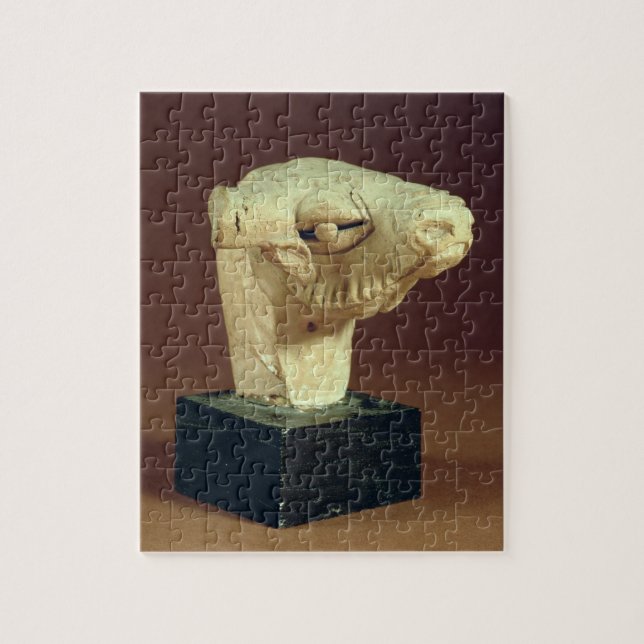 Terrakottakamelkopf, Mohenjodaro, 2300-1750 BC Puzzle (Vertikal)
