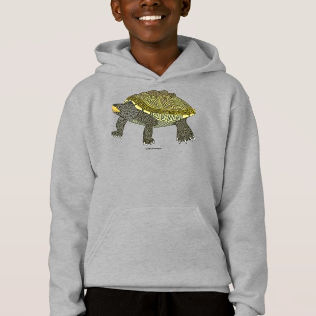 Terrapin (lebendig) - Jungen Hoodie (Vorderseite)