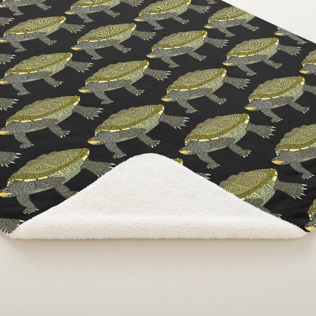 Terrapin (Musterdecke) - Sherpa-Decke Sherpadecke (3/4)