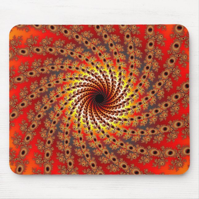 Terrapin Spin Fraktal Art Mousepad (Vorne)