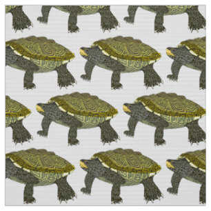 Terrapin (weiß) - Polyester-Webstoff Stoff
