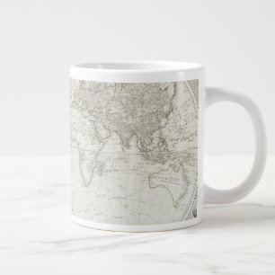 Terraqueous Globe von Samuel Dunn 1787 Jumbo-Tasse