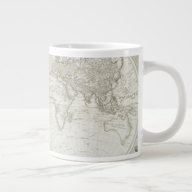 Terraqueous Globe von Samuel Dunn| 1787 Jumbo-Tasse (Rechts)