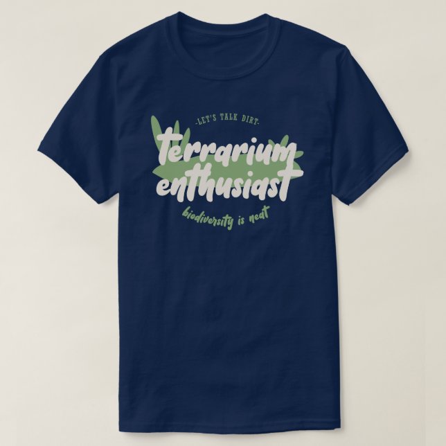 Terrarium Enthusiast - Lasse, über die biologische T-Shirt (Design vorne)