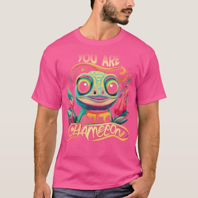 Terrarium-Pets Chameleon T-Shirt (Vorderseite)