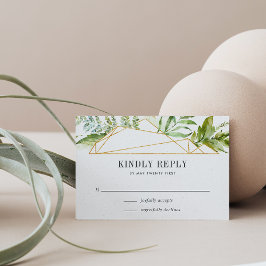 Terrarium RSVP Card Karte