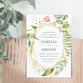 Terrarium Wedding Einladung