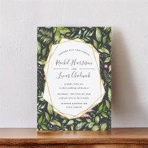 Terrarium Wedding Einladung