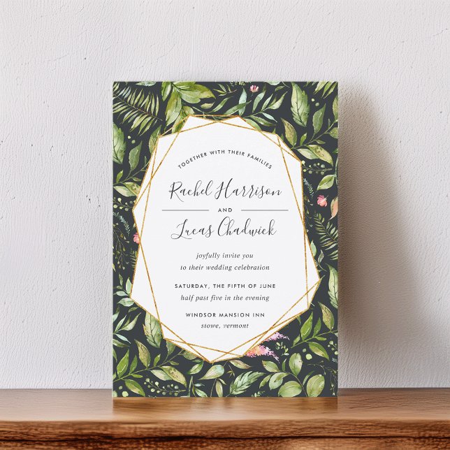Terrarium Wedding Einladung (Von Creator hochgeladen)