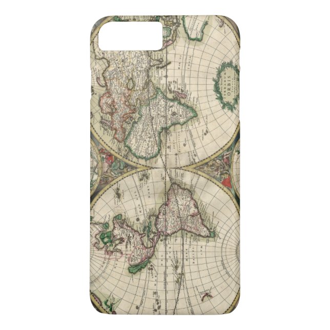 Terrarum Orbis Tabula Case-Mate iPhone Hülle (Rückseite)