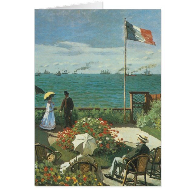 Terrasse am Meer von Claude Monet (Vorne)