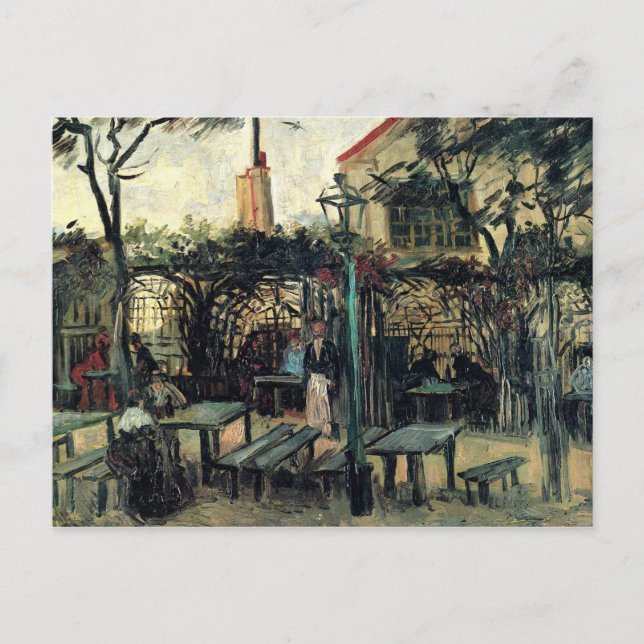 Terrasse auf dem Montmartre La Guinguette von van  Postkarte (Vorderseite)