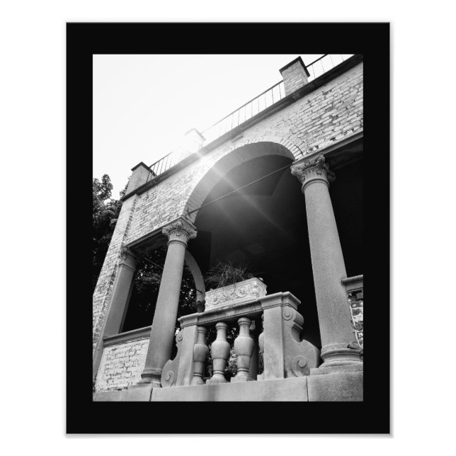 Terrasse Aussicht Fotodruck (Vorne)