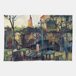 Terrasse Café auf dem Montmartre Vincent Van Gogh Küchentuch
