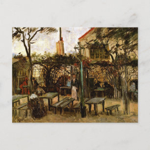 Terrasse des Cafe Montmartre (F238)Van Gogh Fine A Postkarte