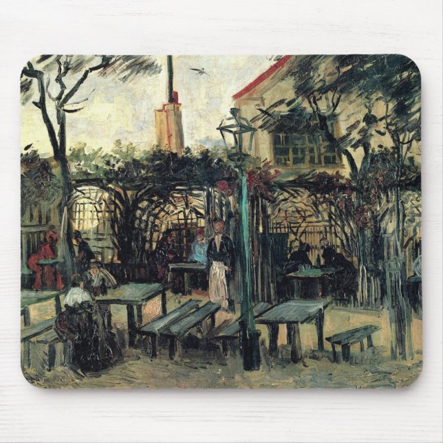 Terrasse des Cafés am Montmartre La Guinguette Mousepad (Vorne)