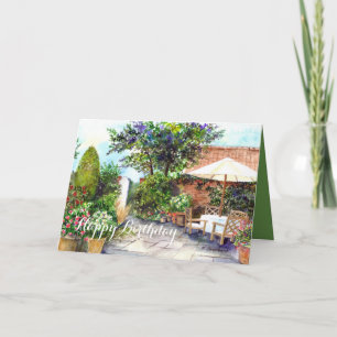 Terrasse des Manor House Karte