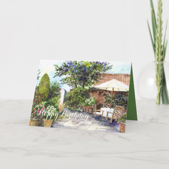 Terrasse des Manor House Karte (Vorderseite)