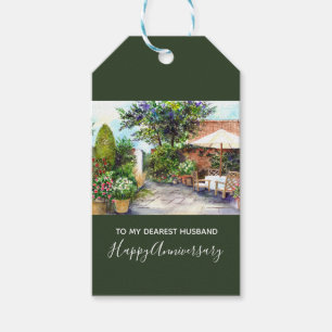 Terrasse des Manor House, York Geschenkanhänger