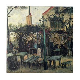 Terrasse eines Cafés, Montmartre von Vincent van G Fliese