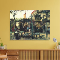 Terrasse eines Cafés, Montmartre von Vincent van G